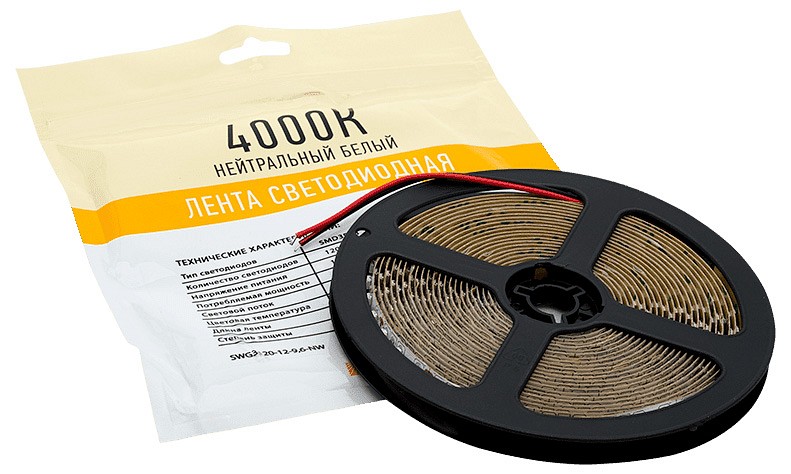 Лента светодиодная swg swg3120 swg3120-12-9.6-nw