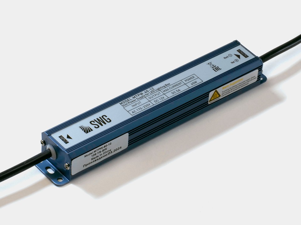 Блок питания swg mtpw mtpw-60-12