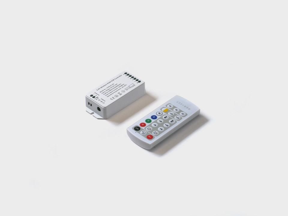 Контроллер-регулятор цвета rgbw с пультом ду swg  00-00021388