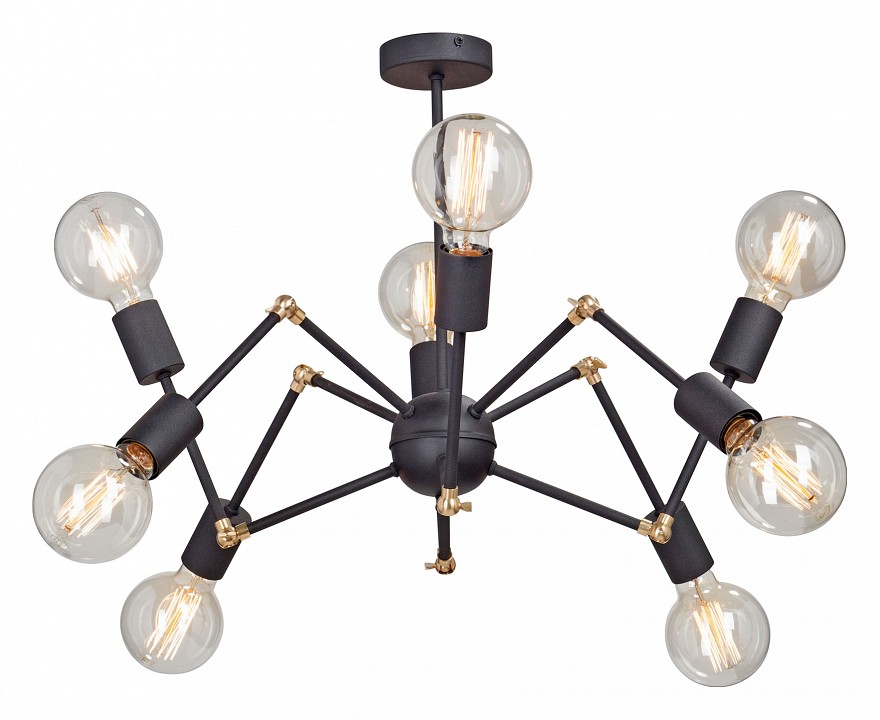 Люстра на штанге vitaluce v4897 v4897-1/8pl