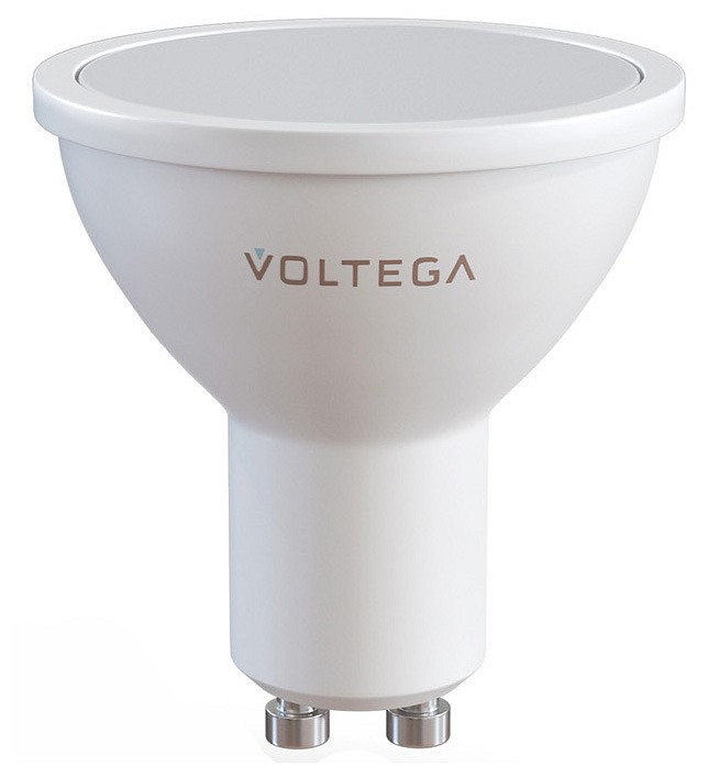 Лампа светодиодная voltega simple gu10 5вт 3000k 7239
