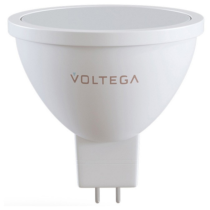 Лампа светодиодная voltega simple gu5.3 7вт 2700k 7255
