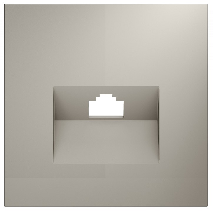 Накладка для розетки rj-11 или rj-45 voltum s70 vls001303