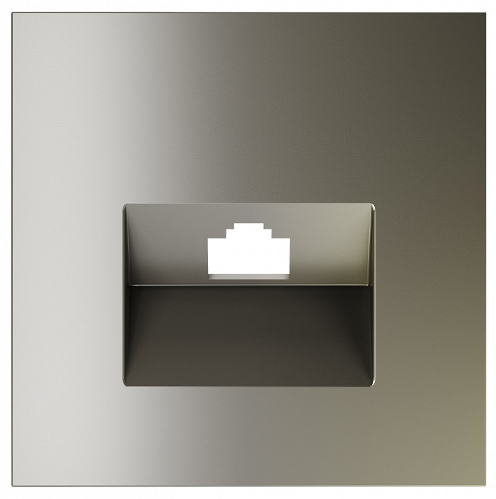 Накладка для розетки rj-11 или rj-45 voltum s70 vls001304