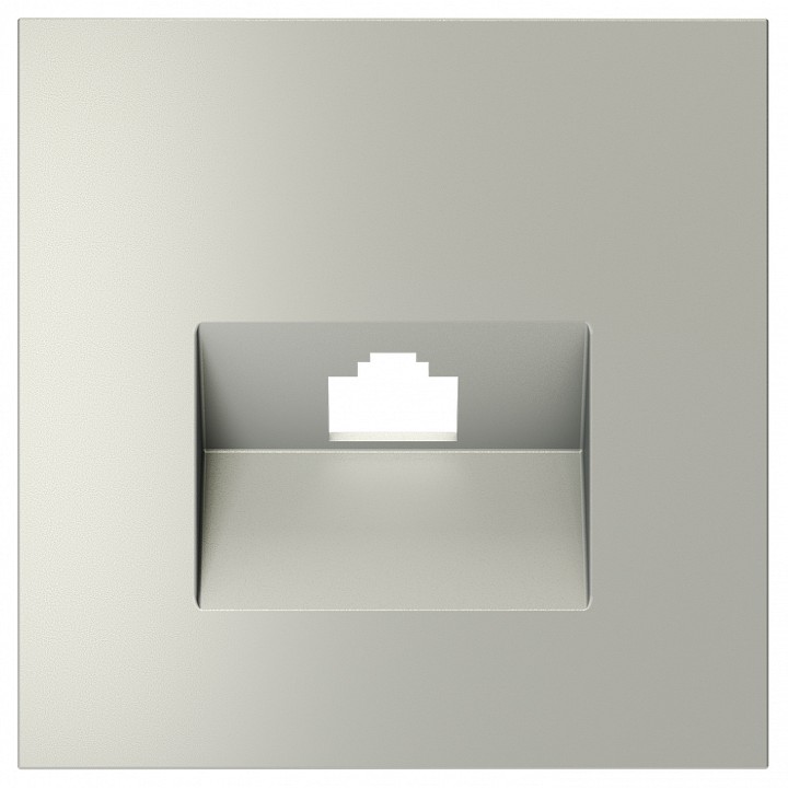 Накладка для розетки rj-11 или rj-45 voltum s70 vls001305