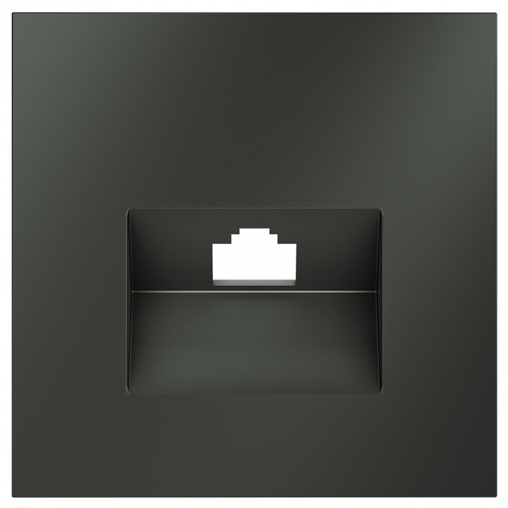 Накладка для розетки rj-11 или rj-45 voltum s70 vls001306