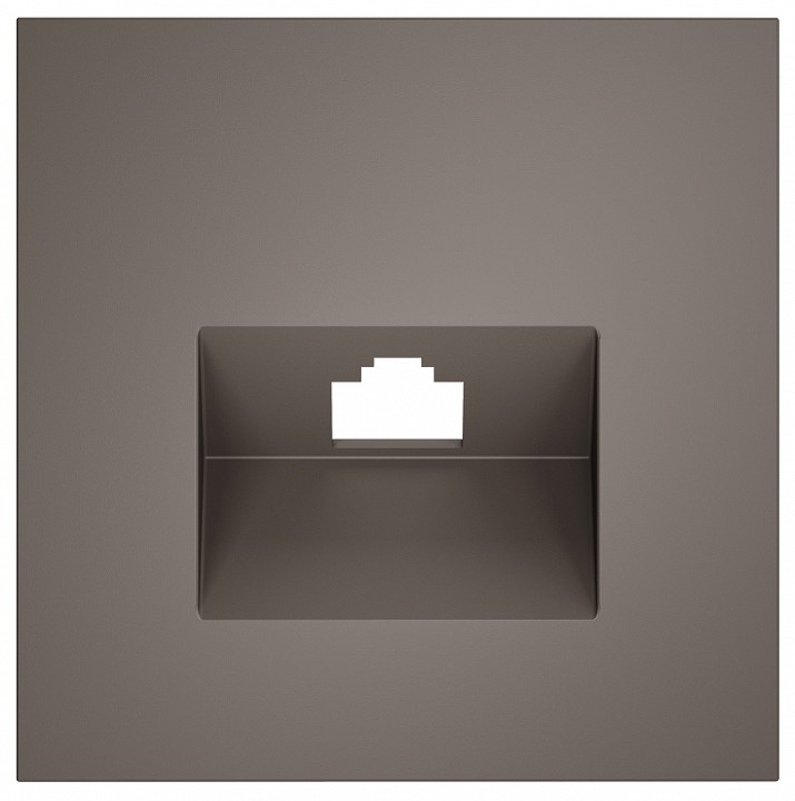 Накладка для розетки rj-11 или rj-45 voltum s70 vls001314