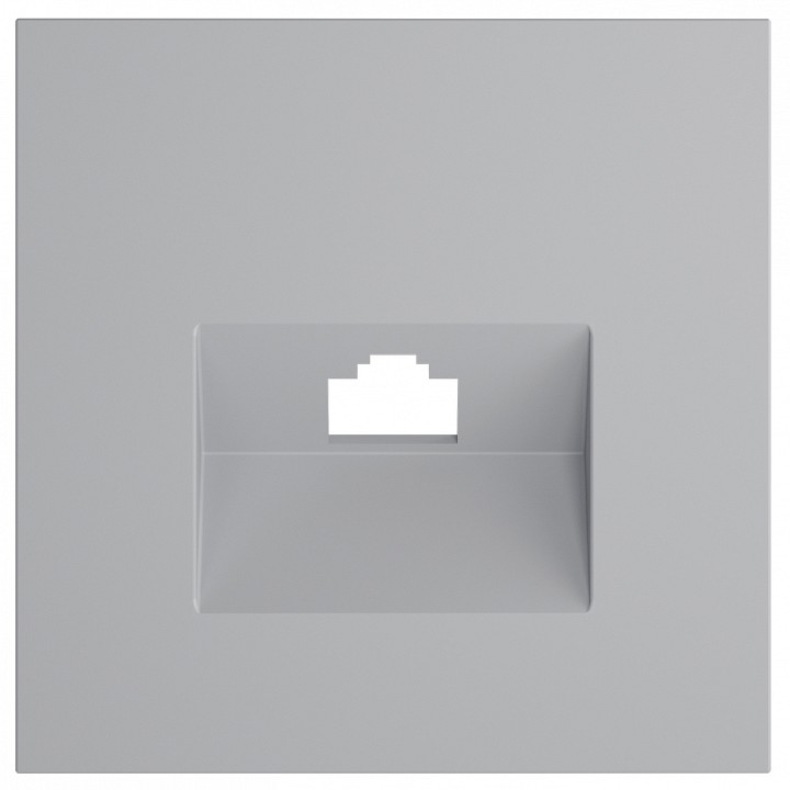 Накладка для розетки rj-11 или rj-45 voltum s70 vls001316