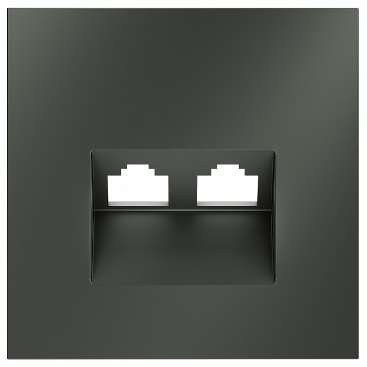 Накладка для розетки rj-11 или rj-45 voltum s70 vls001406