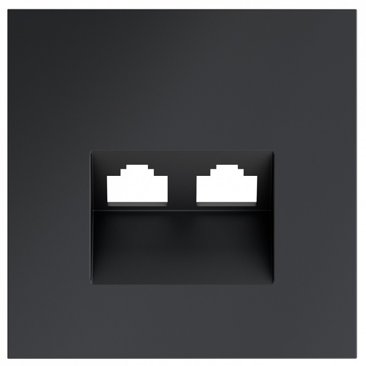 Накладка для розетки rj-11 или rj-45 voltum s70 vls001407