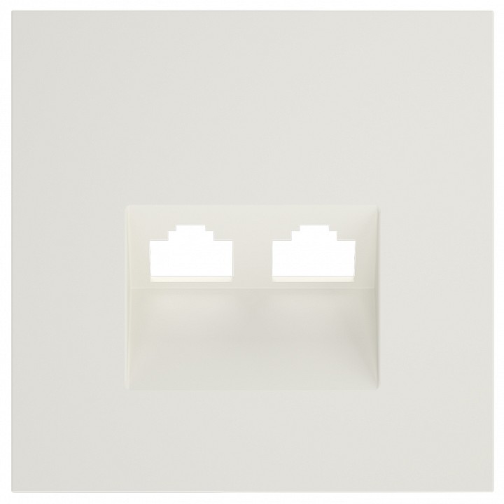 Накладка для розетки rj-11 или rj-45 voltum s70 vls001413