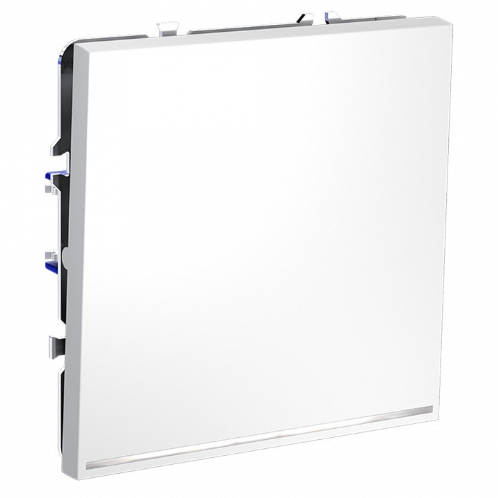 Выключатель одноклавишный с подсветкой без рамки voltum s70 vls010202