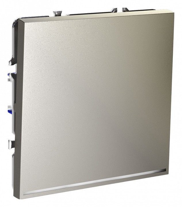 Выключатель одноклавишный с подсветкой без рамки voltum s70 vls010204