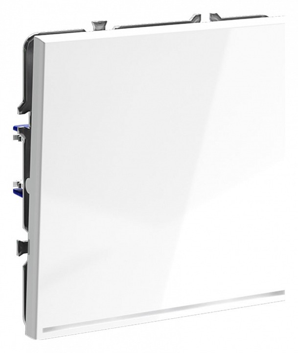 Выключатель проходной одноклавишный с подсветкой без рамки voltum s70 vls010401