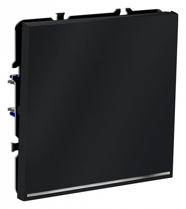 Выключатель проходной одноклавишный с подсветкой без рамки voltum s70 vls010407