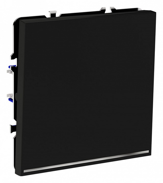 Выключатель проходной одноклавишный с подсветкой без рамки voltum s70 vls010408