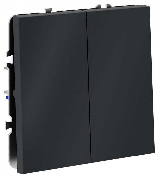 Переключатель перекрестный двухклавишный без рамки voltum s70 vls020507