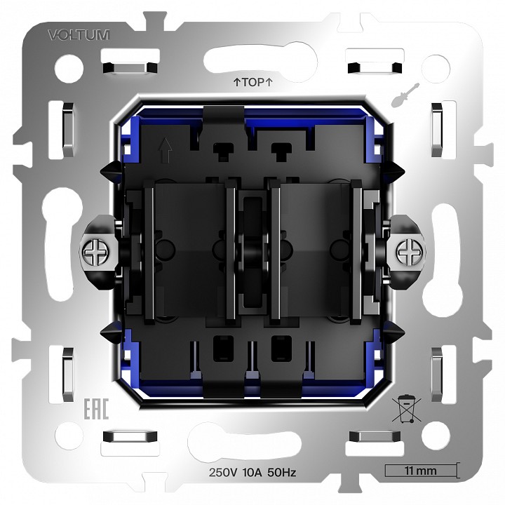 Механизм для выключателя для жалюзи voltum s70 vls0207m