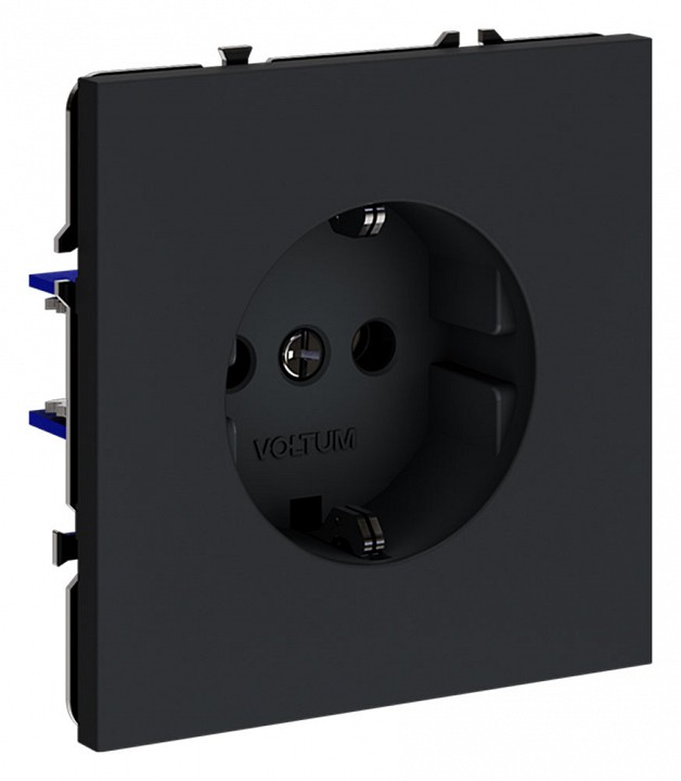 Розетка с заземлением, Без рамки voltum s70 vls040107