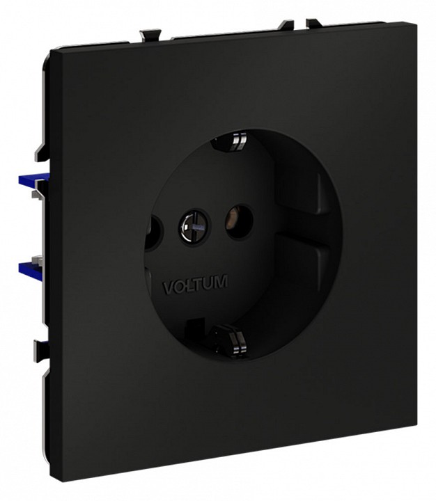 Розетка с заземлением, Без рамки voltum s70 vls040108