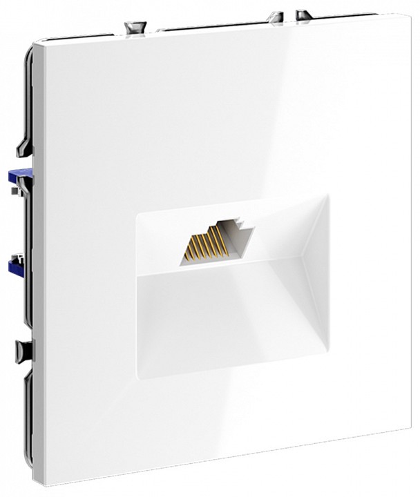 Розетка ethernet rj-45 без рамки voltum s70 vls060101