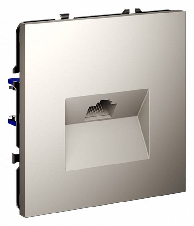 Розетка ethernet rj-45 без рамки voltum s70 vls060103