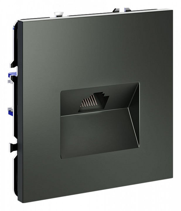 Розетка ethernet rj-45 без рамки voltum s70 vls060106