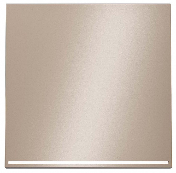 Клавиша для выключателя одноклавишного c подсветкой voltum s70 metal vlsm000210