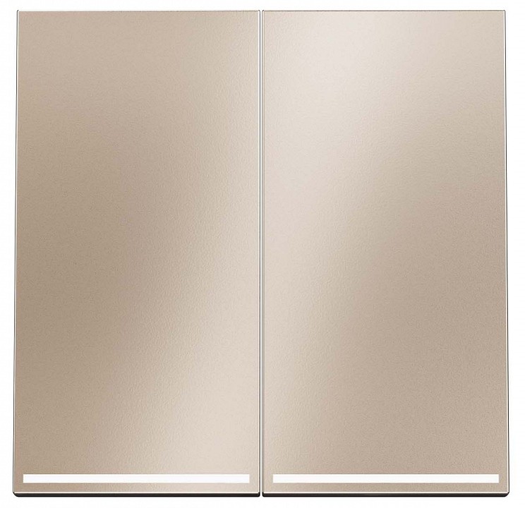 Клавиша для выключателя одноклавишного voltum s70 metal vlsm000410