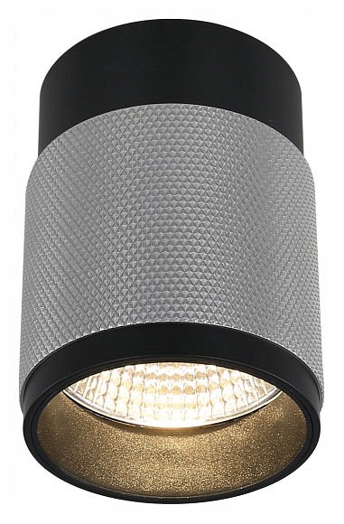 Накладной светильник iledex technical delta 1955-10w-3000k-36 bk+sl