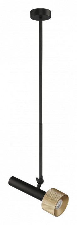 Светильник на штанге iledex technical delta 2361-1 bk+br