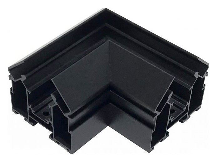 Соединитель угловой l-образный для треков встраиваемых iledex technical vision48/22 corner connect 4822-61/60-bk