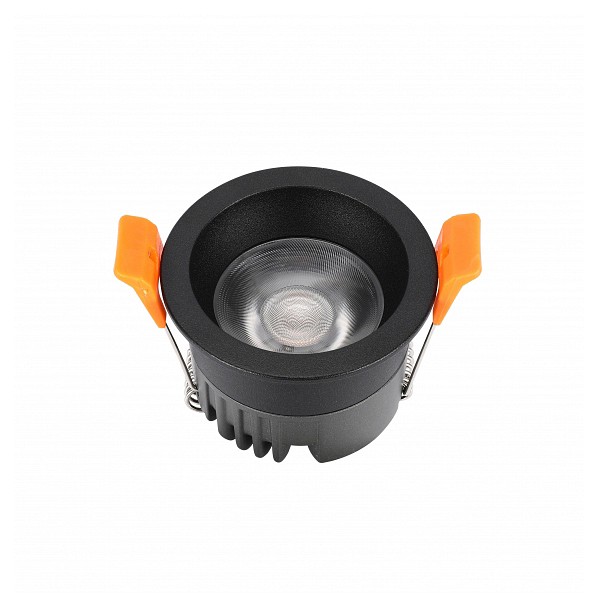 Встраиваемый светильник iledex technical mars dim 107-7w-d64-3000k-24dg-bk