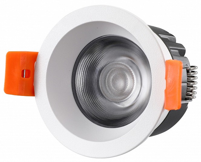 Встраиваемый светильник iledex technical mars dim 107-7w-d64-3000k-24dg-wh