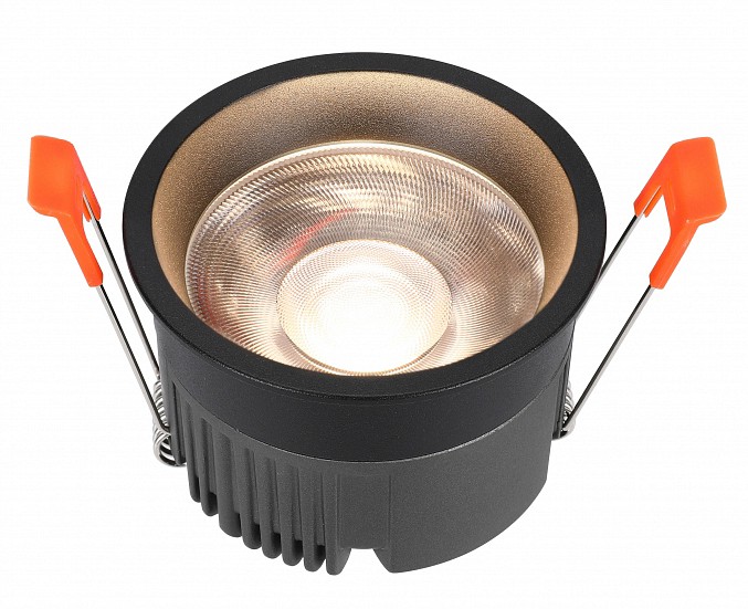 Встраиваемый светильник iledex technical mars dim 112-12w-d80-3000k-24dg-bk