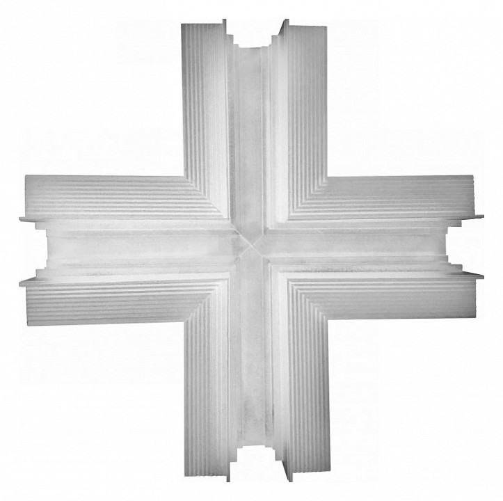 Соединитель x-образный для треков встраиваемых iledex technical vision48/22 x-type connect 4822-022-44/44-wh