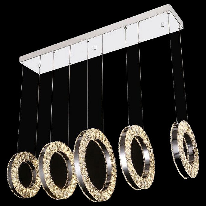 Подвесной светильник iledex crystal ice 4460-5 72w cr