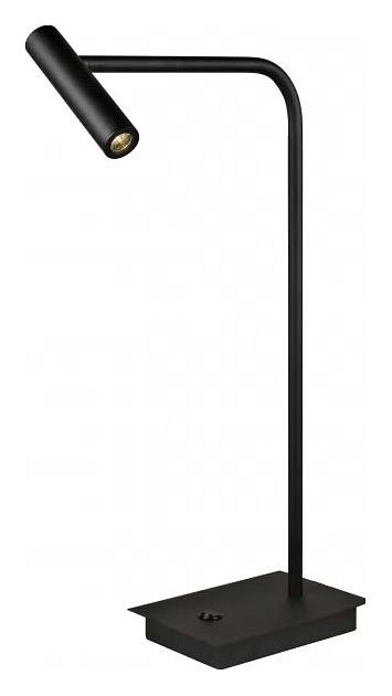 Настольная лампа офисная iledex telescope 7010/1t bk