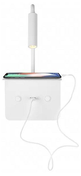 Бра с полкой iledex support 7031c wh