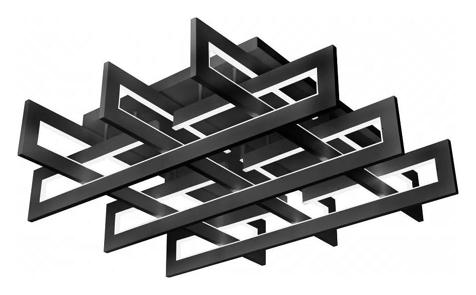 Потолочная люстра iledex stalker 9082-800*800-x 192w bk