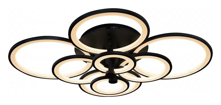 Потолочная люстра iledex ring a001/8 bk
