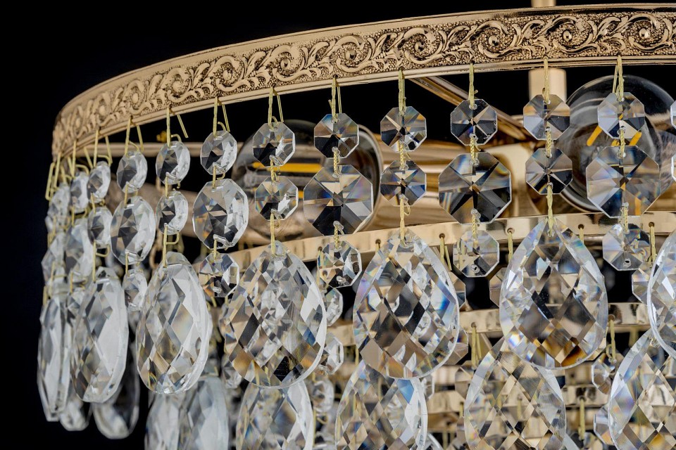 Люстра на штанге arti lampadari castellana gold castellana e 1.3.38.608 g