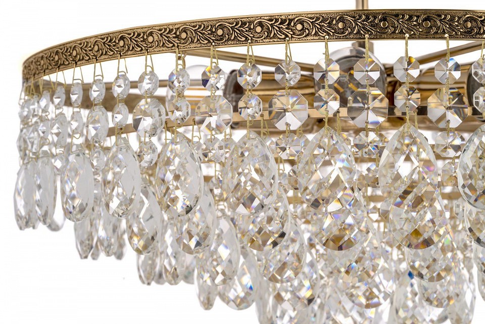 Люстра на штанге arti lampadari castellana gold castellana e 1.3.46.608 g