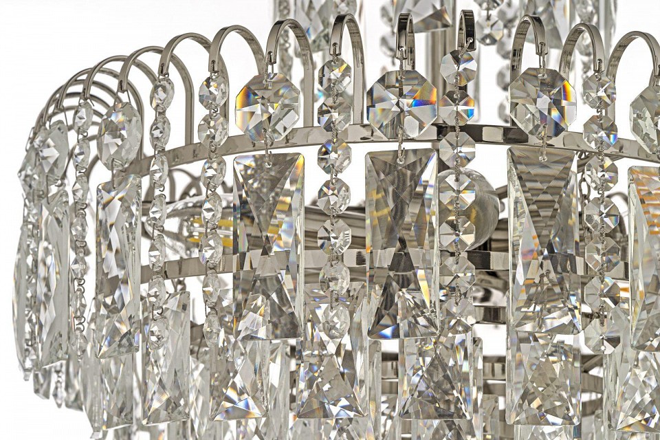 Подвесная люстра arti lampadari erice nickel erice e 1.5.40.100 n