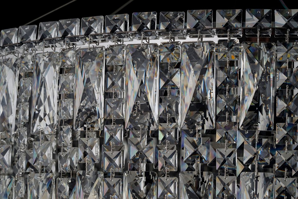 Подвесная люстра arti lampadari ovindoli nickel ovindoli l 1.5.80.100 n