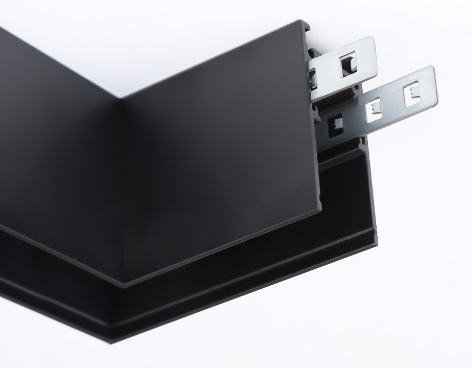 Соединитель угловой l-образный для треков накладных ambrella light gl gl3372