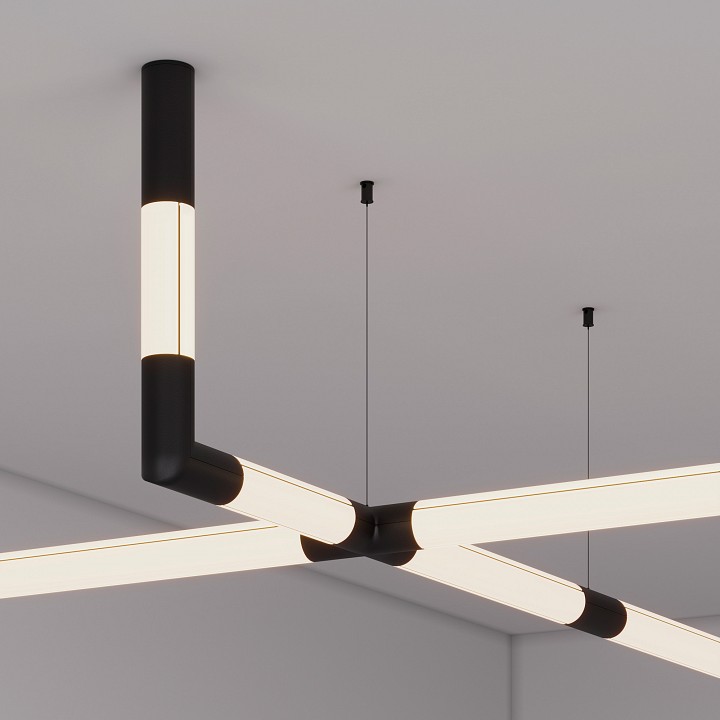 Набор заглушек для профиля с отверстием arlight round 050534