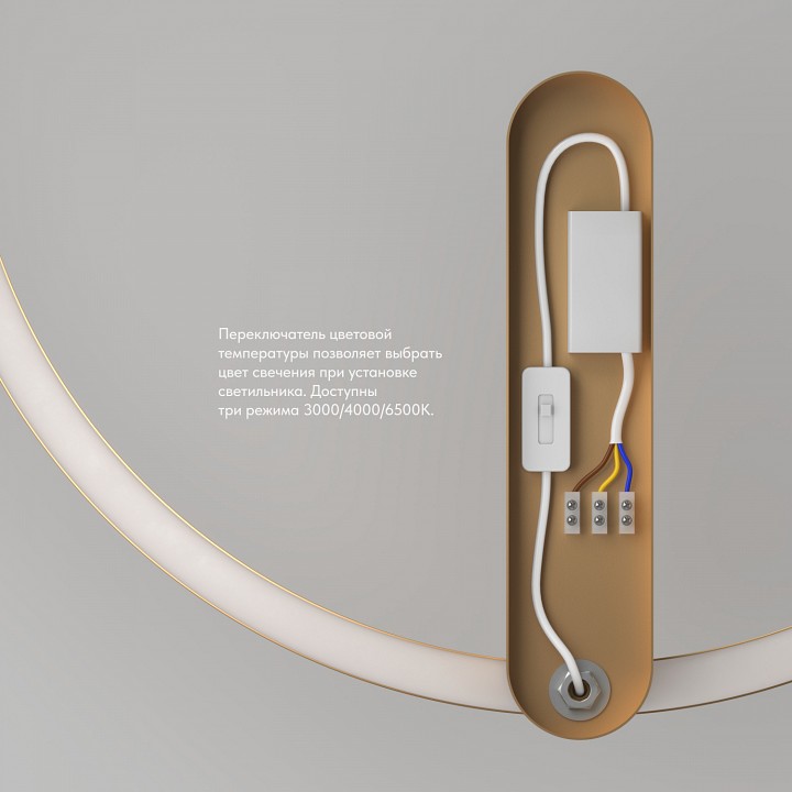 Накладной светильник denkirs round dk5035-sg