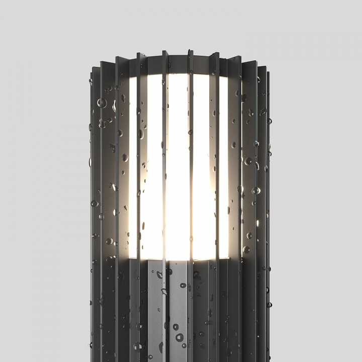 Наземный низкий светильник denkirs farsun dk9728-bk