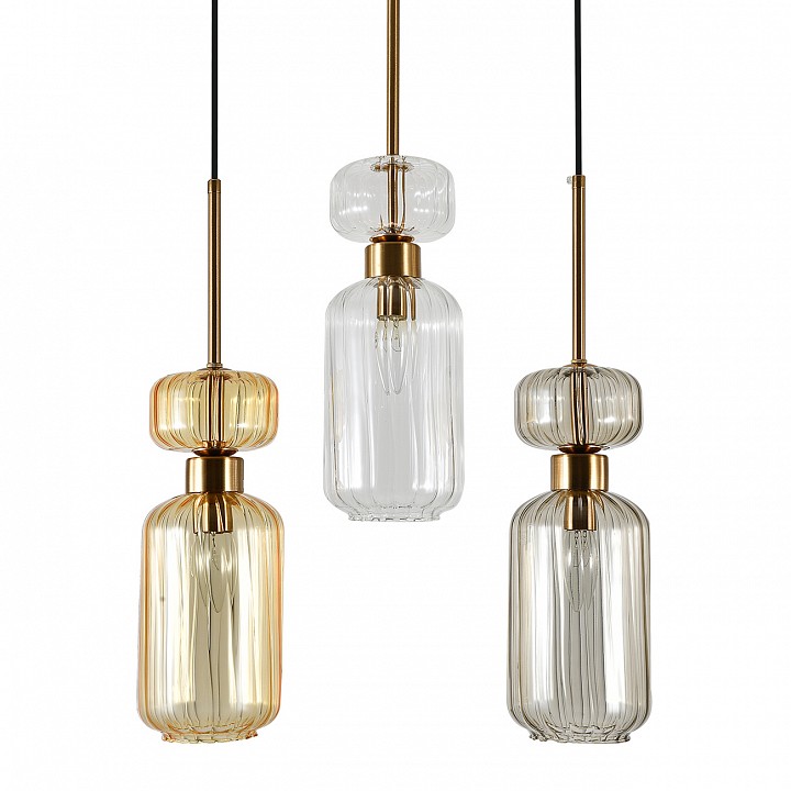 Подвесной светильник escada gloss 1141/3s bg/cl/am